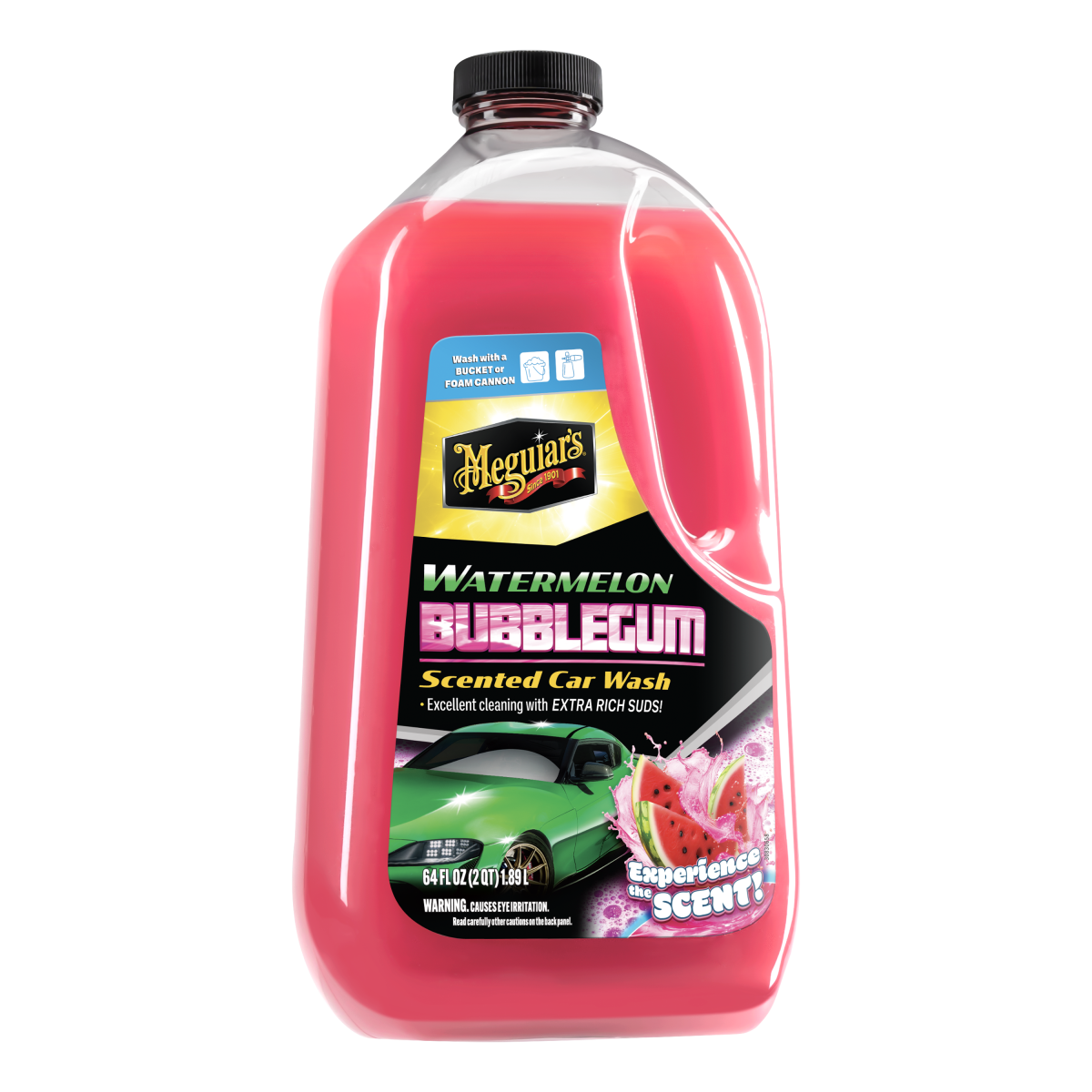 Meguiars Watermelon Bubblegum Scented Car Wash, 64oz